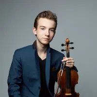 Porträt von Jacques Forestier mit Violine